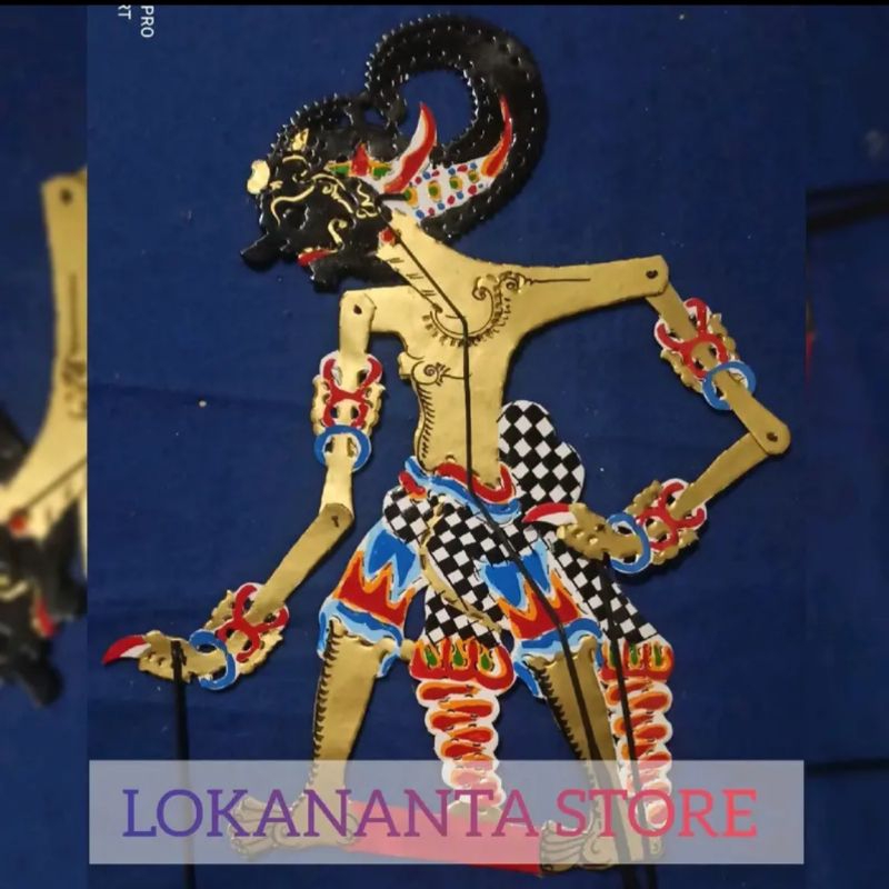 (BAYAR DITEMPAT) Wayang kulit kertas mainan Bima Werkudara wrekudara jagal abilawa Bratasena
