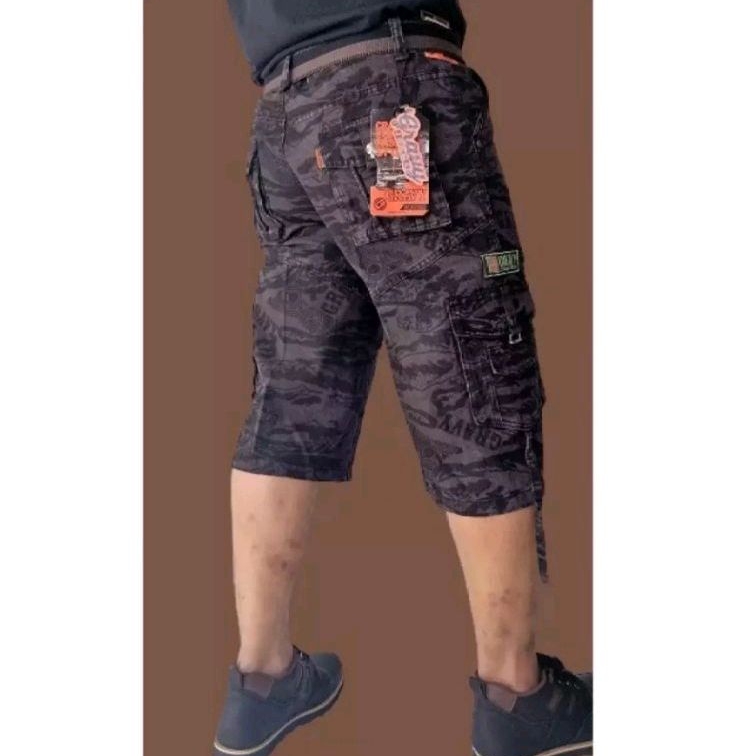 Celana Pendek Cargo Loreng / Cepana Pendek Cargo Pria / Celana Cargo Loreng Pria