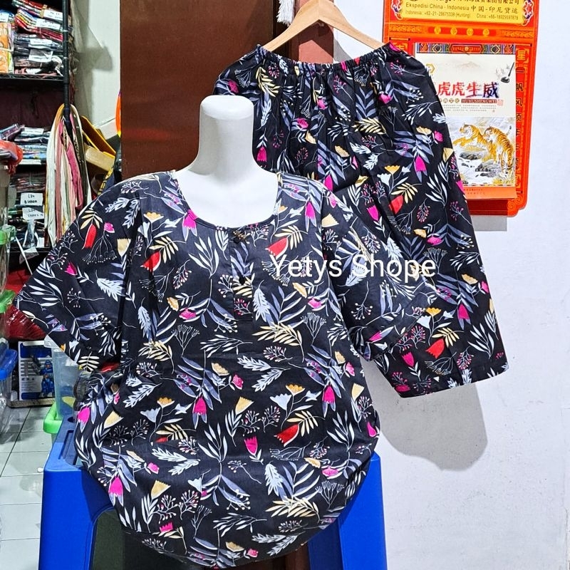 Hoki JUMBO LD 116 C3/4 Baju Tidur Piyama Fit XXL