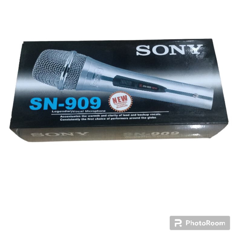 Mikropon Sony Sn 909 Mic Kabel Sn909 Mikrofon Sn-909