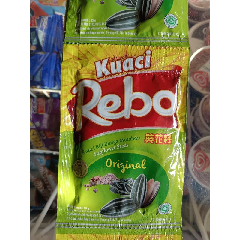 

Kuaci Rebo Sachet 13 Gram