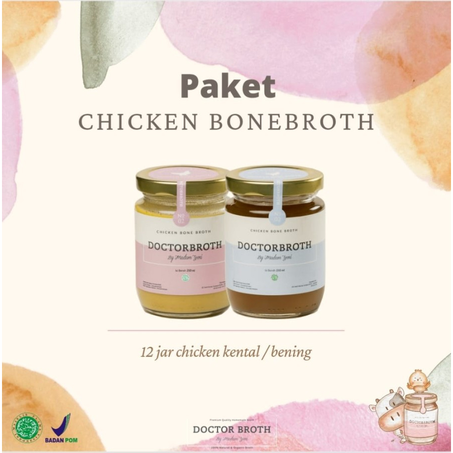 

Paket 12 Jar Chicken Bone Broth