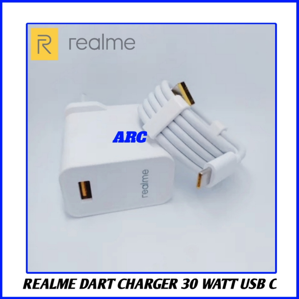 TC ORI REALME 30W | CHARGER REALME 6 PRO SUPER VOOC TYPE C ORI 100%