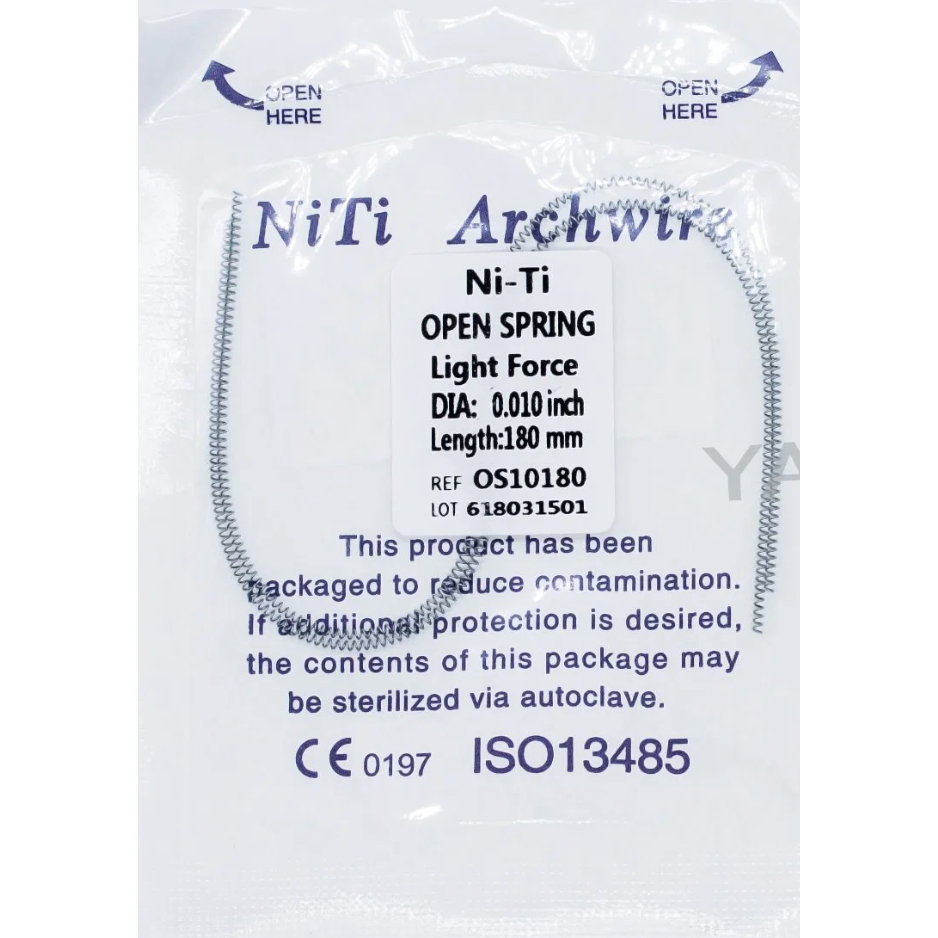 Ni-Ti Open Coil Spring OCS orthodontics