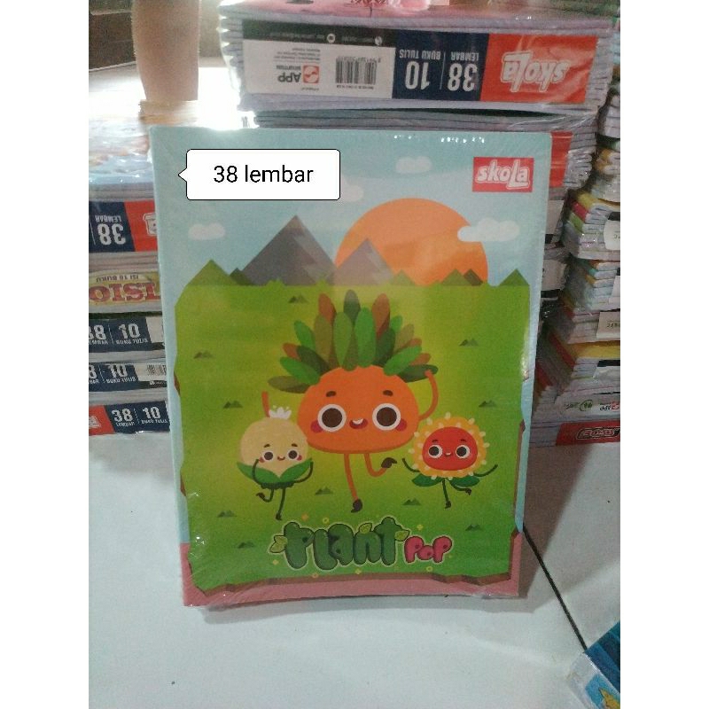 

Buku Tulis SKOLA by sidu 38 Lembar isi 10 buku