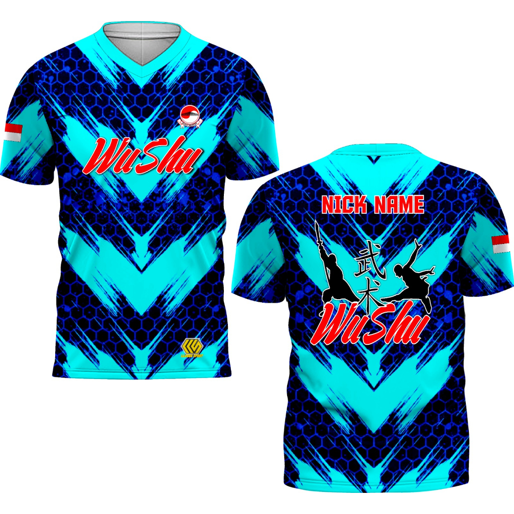 Kaos Jertsey Wushu Full Printing