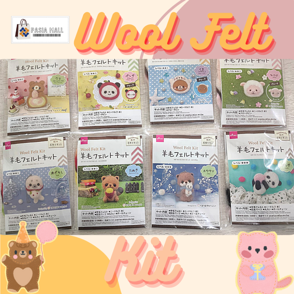 Wool Felting Kit Daiso Japan