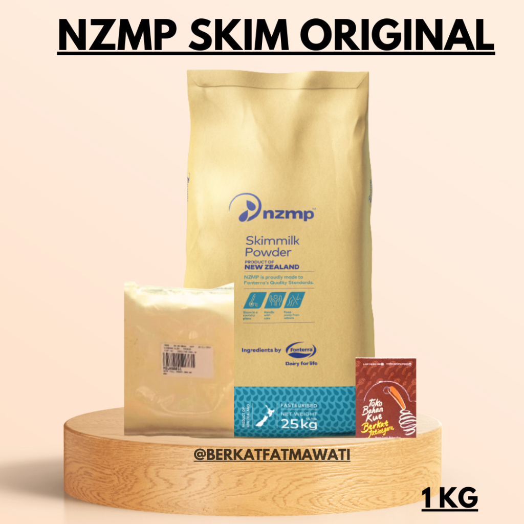 NZMP SUSU BUBUK SKIM ORIGINAL POWDER KEMASAN 1 KG