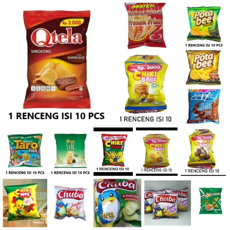 

chitato, pota bee, taro, kentang, chitato lite, Qtela, jetz, chuba