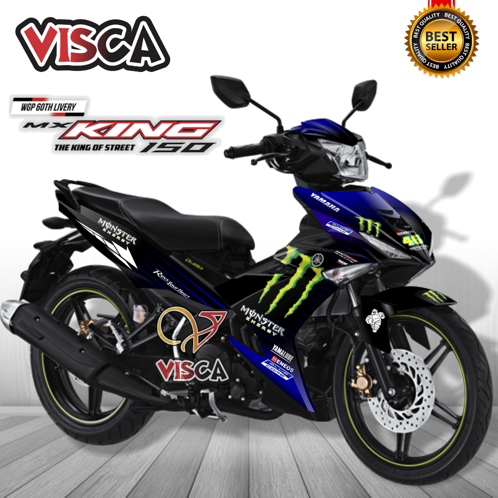 Decal Mx King 150 Full Body Dekal Mx King 150 Full Body Stiker Mx King 150 Full Body Variasi Stripin