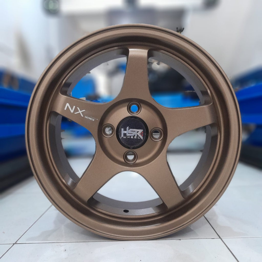 Velg Racing HSR Ring 15 Singgel PCD Mobil Agya Brio Vios Dll