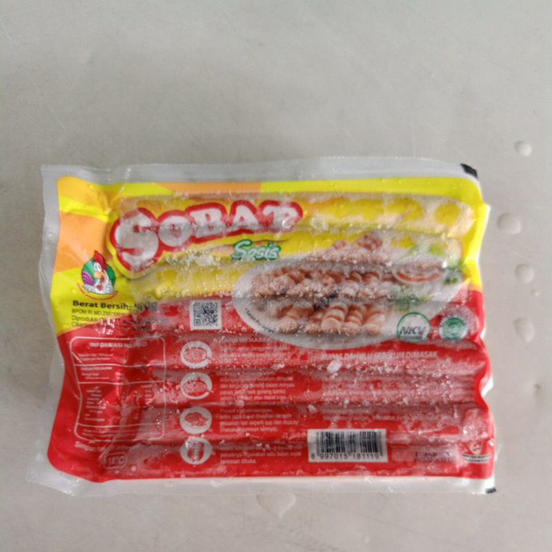 

Sobat sosis ayam long isi 15pcs 500gr