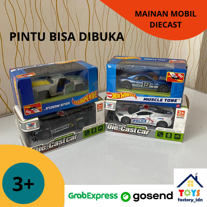 Mainan Mobil Diecast Pintu Bisa Dibuka