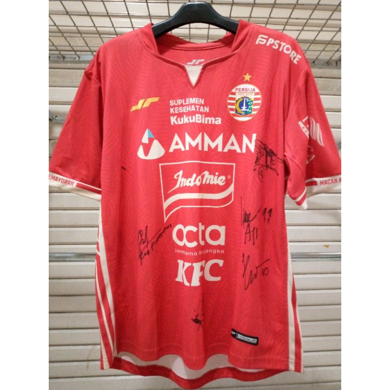 JERSEY BOLA PERSIJA SV ORIGINAL KIT PLAYER 22/23 + Tanda tangan pemain Persija
