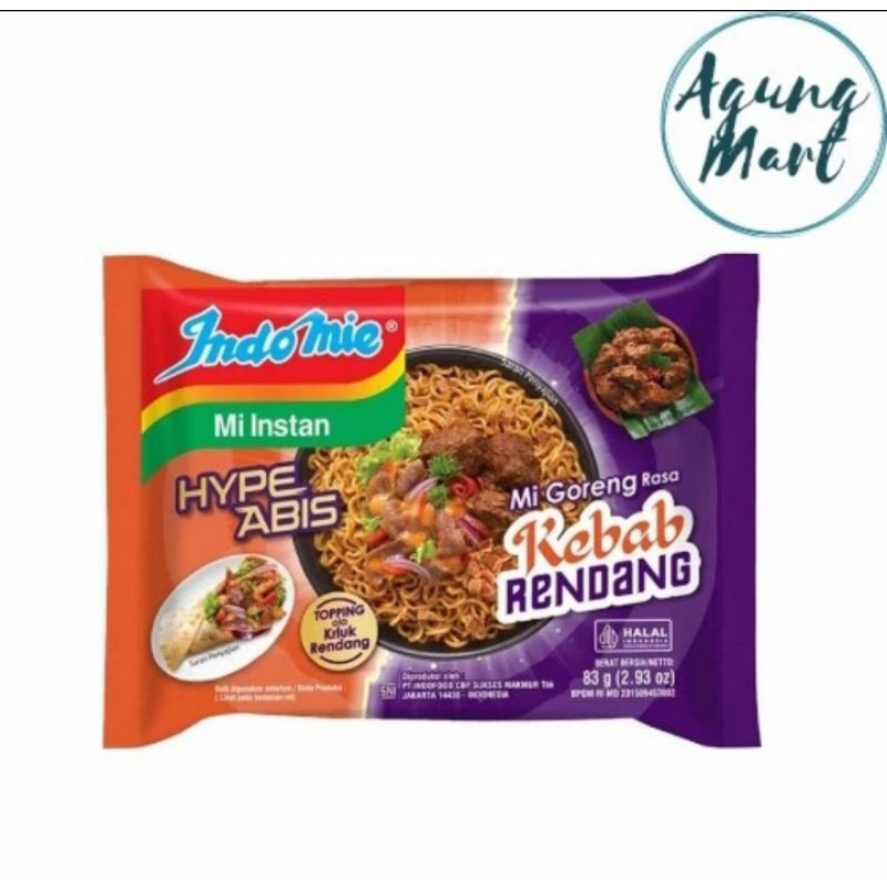 

Indomie Mie Goreng Rasa Kebab Rendang 83g