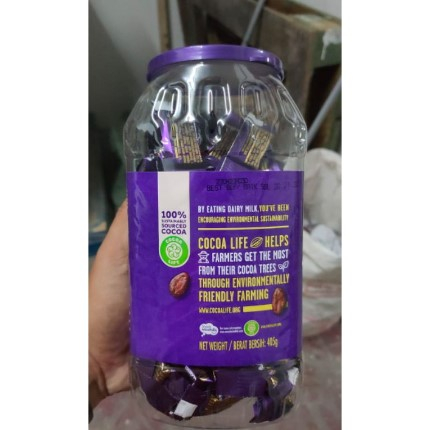 

Korzaln Cadbury Dairy Milk Toples 405 Gr / Cadburry Coklat Mini / Cadbury Mini Bites / Cemilan