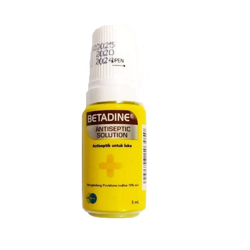 Obat luka luar Betadine Solution 5ml