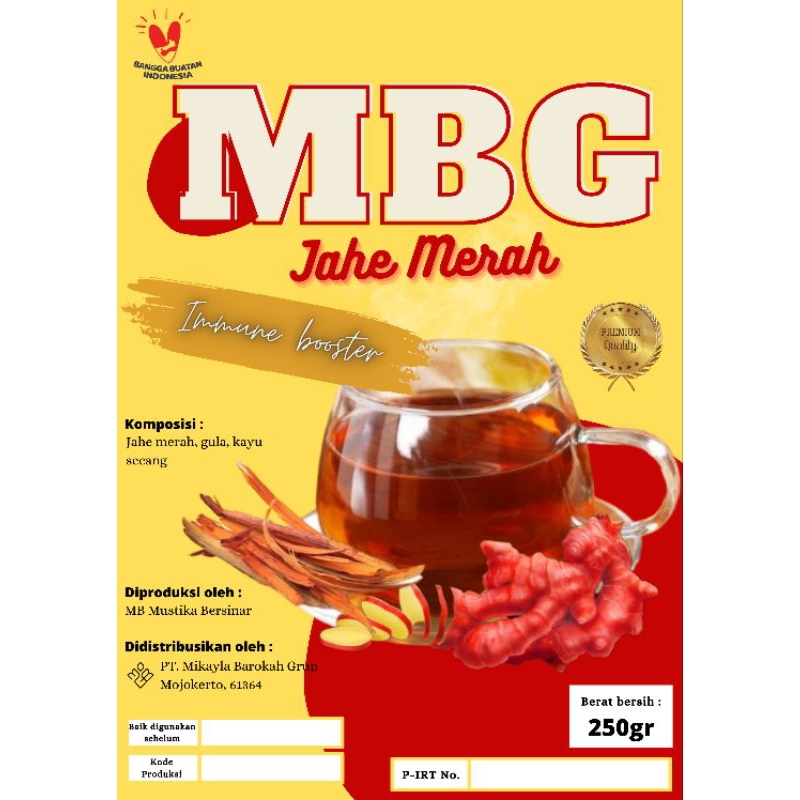 

MBG JAHE MERAH | JAHE MERAH INSTAN PREMIUM | JAHE MERAH SERBUK | JAHE MERAH ASLI