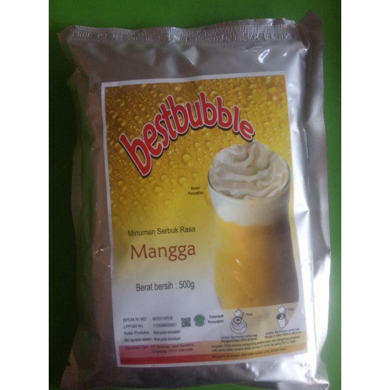 

Best bubble Minuman Serbuk Rasa Mangga 500g