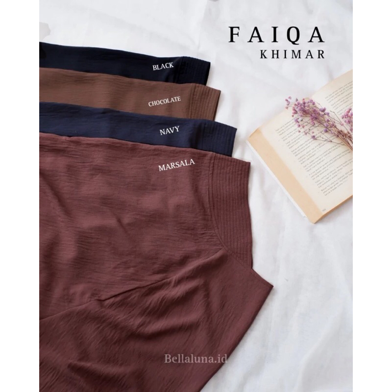 BELLALUNA Faiqa Khimar FK Softpad Instan Crinkle