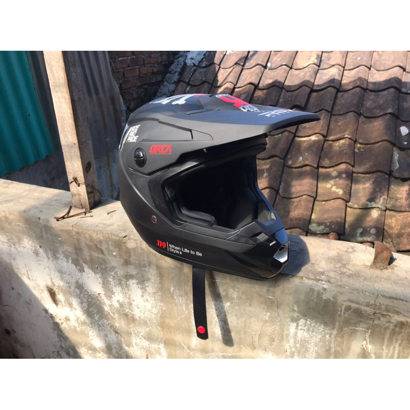 Helm Rsv orca TH9 black doff size M