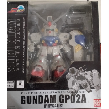 SD Gundam Action Figure Gundam GP02A Mobile Suit Gundam 0083 Stardust Memory Bandai