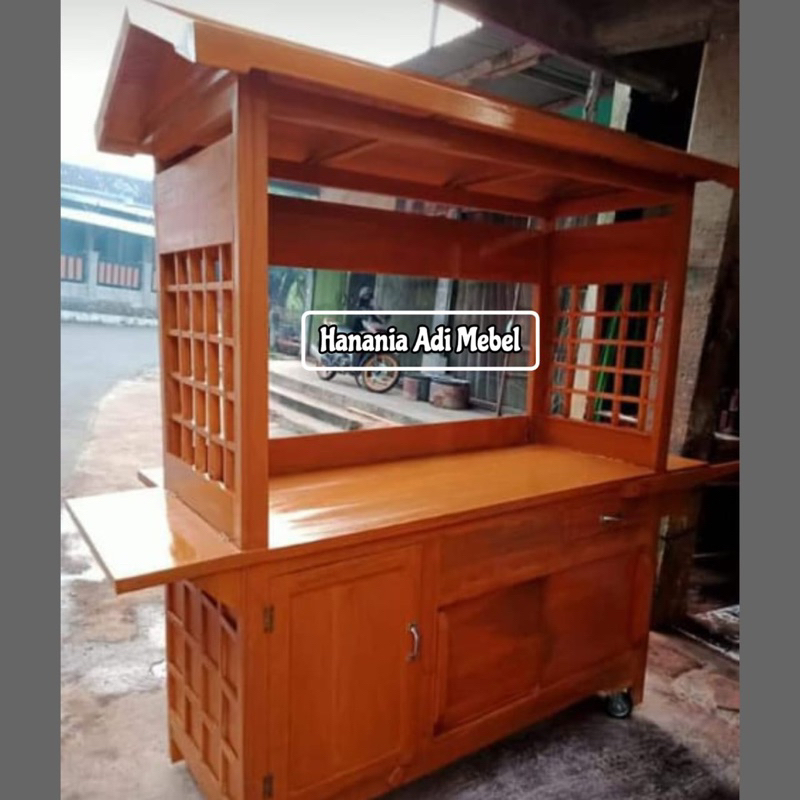 Gerobak Angkringan Semi joglo