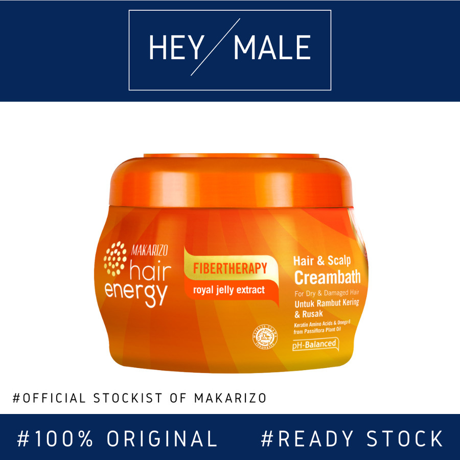MAKARIZO Hair Energy Fibertherapy Hair & Scalp Creambath Royal Jelly
