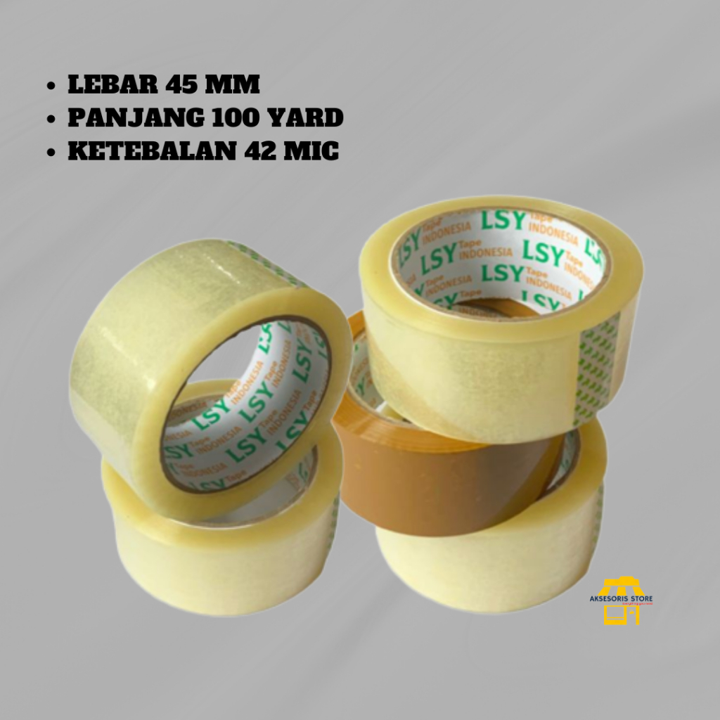 

LAKBAN BENING COKLAT 45MM X 100 YARD