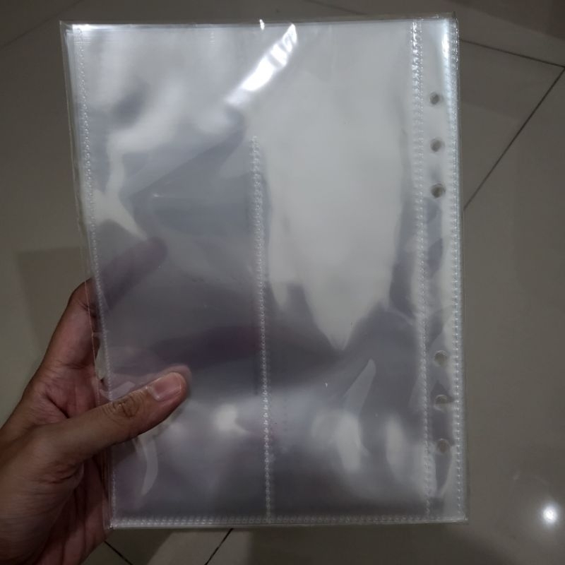 

A5 Pocket Sleeve Clear 6 Ring (Isi 10 Lembar)