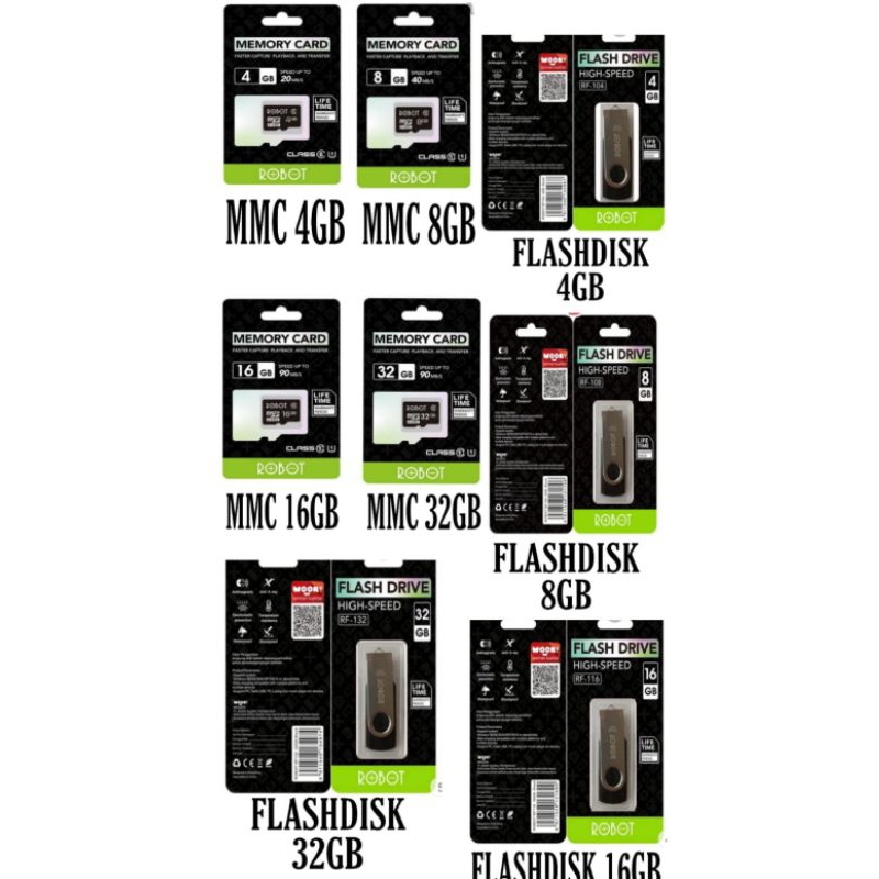 Flashdisk Robot 8 GB MURAH