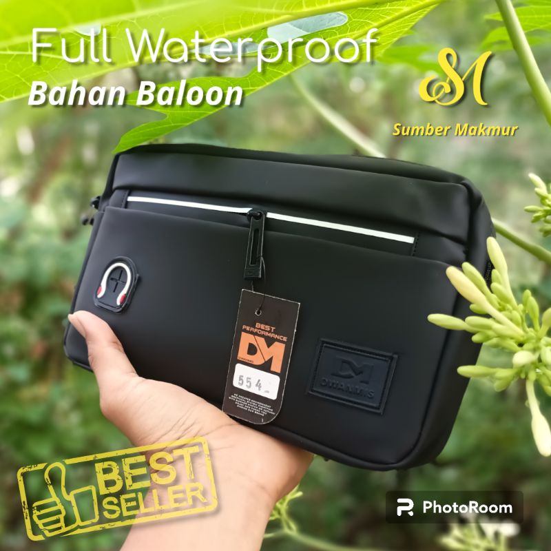 DWANMISS || Hand Bag Pria | Clutch Bag Pria Wanita Bahan Balon Anti Air | Sling Bag