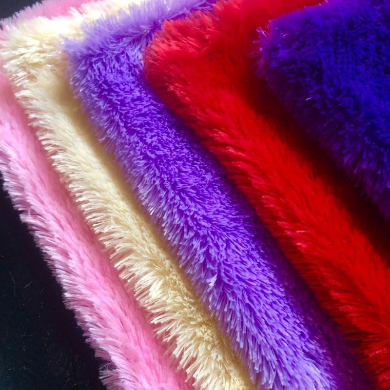 kain bulu rasfur meteran murah