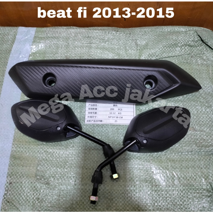 TUTUP COVER TAMENG KNALPOT BEAT FI 2013-2015 PLUS SPION STANDAR BEAT