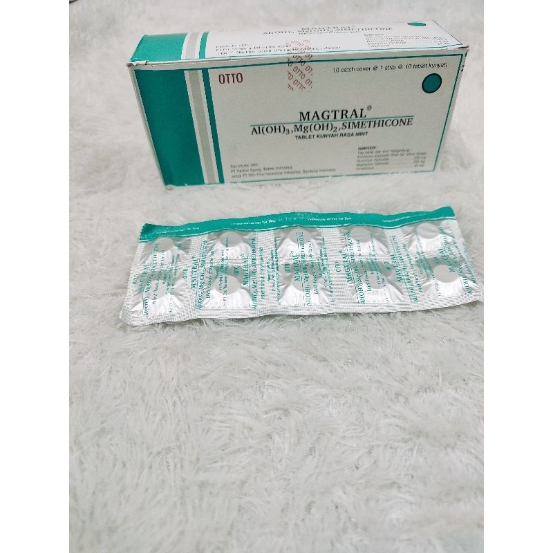 MAGTRAL TABLET (OTTO)PERBOX 1BOX 10STRIP | OBAT MAAG RASA MINT