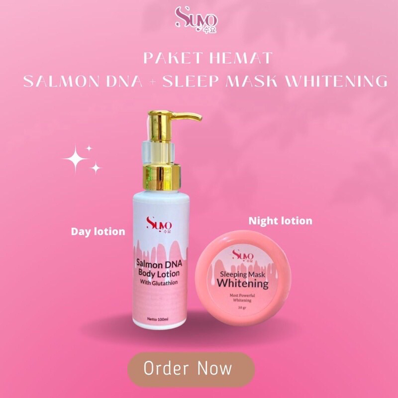 SUYO HEMAT DNA SALMON DAN SLEEPING MASK