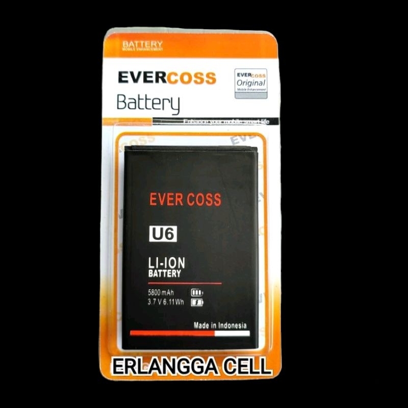 BATRE BATERAI EVERCOSS U6 XTREAM 1 PLUS / EVERCOSS XTREAM 1 PLUS