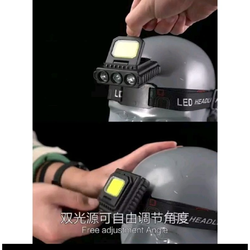 headlamp sensor waterproof headlamp camping outdoor