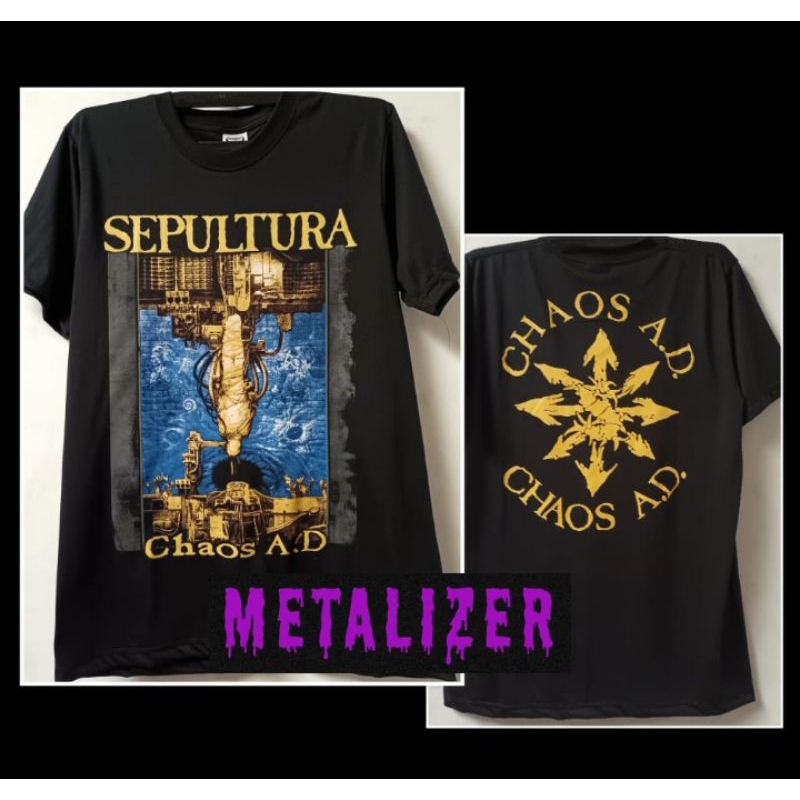 Kaos Musik Metal Rock Band Sepultura New 0053