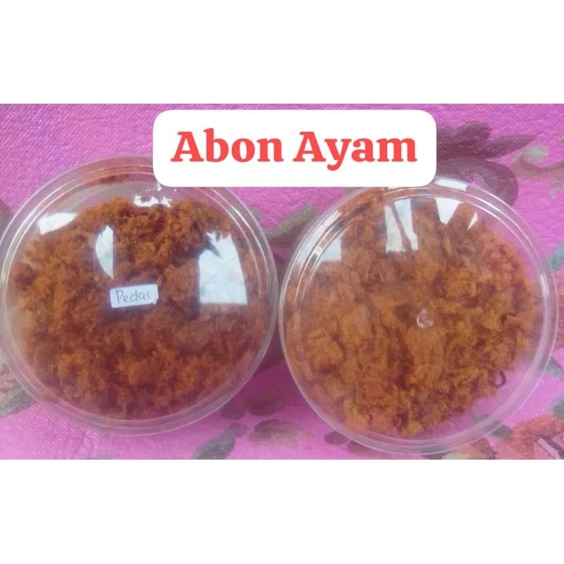 

Abon Ayam 100gr (ORI / Pedas) & Serundeng 100gr Ori
