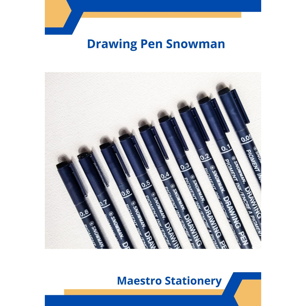 

Drawing pen Snowman FT 700 0.1 0.2 0.3 0.4 0.5 0.6 Pulpen