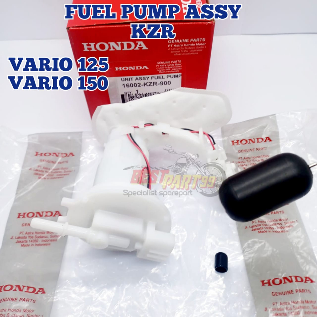 Feul pump assy honda  vario 125 150 KZR ahm kualitas original asli rotak full set fuelpump