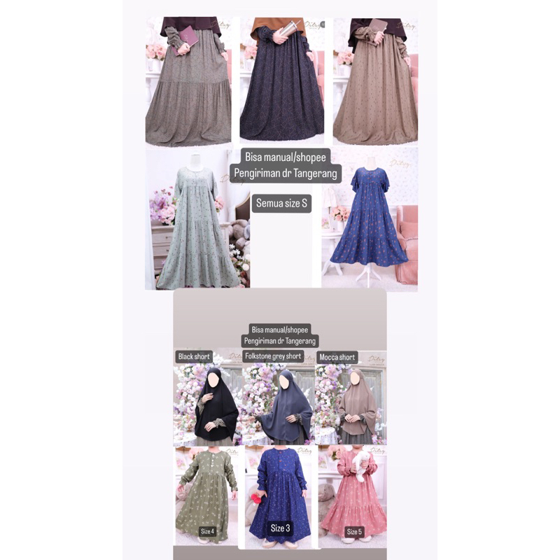 DITSY JULI 2023 VEIL FOLKSTONE GREY SHORT,RAYLA SUMMER S,LITTLE LOVANNA GREEN 4,LITTLE STRAWBERRY DA