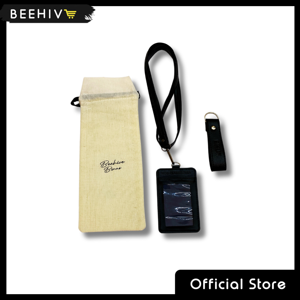 Beehive Binus - Leather Lanyard Set