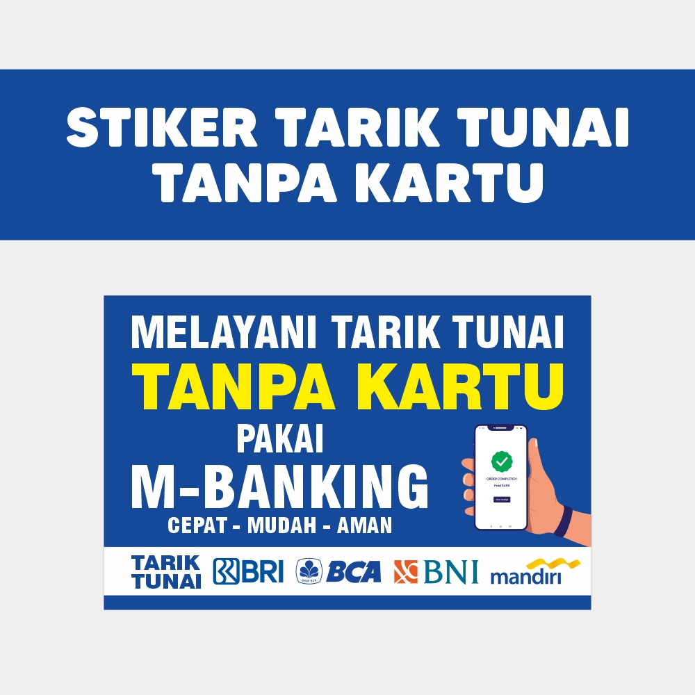 

Stiker Tarik Tunai Tanpa Kartu