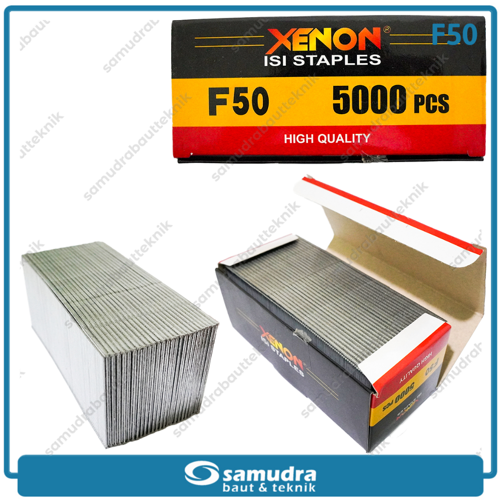 

XENON F50 Isi Paku Tembak Angin Refill I Air Nailer Stapler Gun 50 mm
