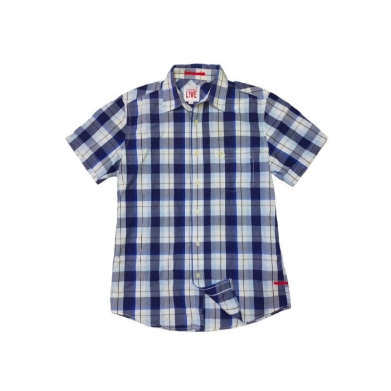 lacoste ginggam flanel