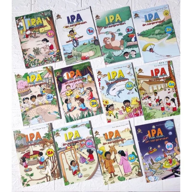 Buku Paket Seri IPA Gasing Prof Yohanes Surya / Buku Belajar IPA Menyenangkan Anak SD