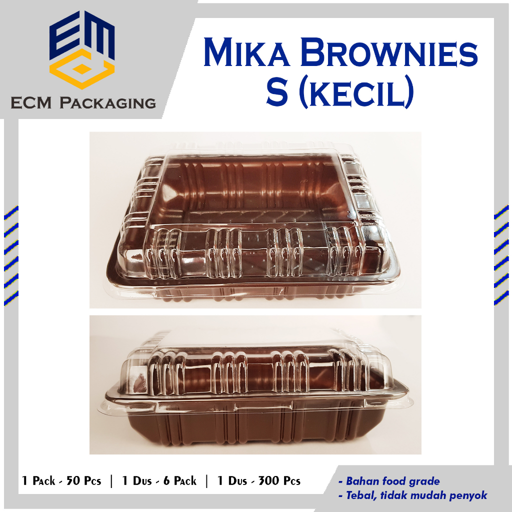 MIKA BROWNIES / KUE / BOLU S (kecil) 50PCS