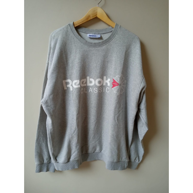 CREWNECK Second brand Reebok Classic Uk XL original | Hoodie Jaket CN Pria